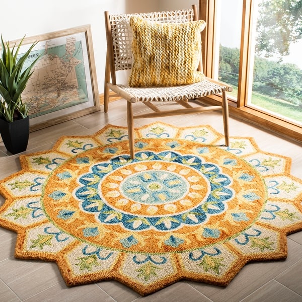 Morden Brown Flowers Novelty Mat Non-slip Entryway Rug 2' x 3