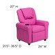 preview thumbnail 108 of 139, Contemporary Kids Recliner with Cup Holder and Headrest