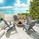 preview thumbnail 39 of 49, WINSOON HIPS Oversized Adirondack Chair with Cup-Holder