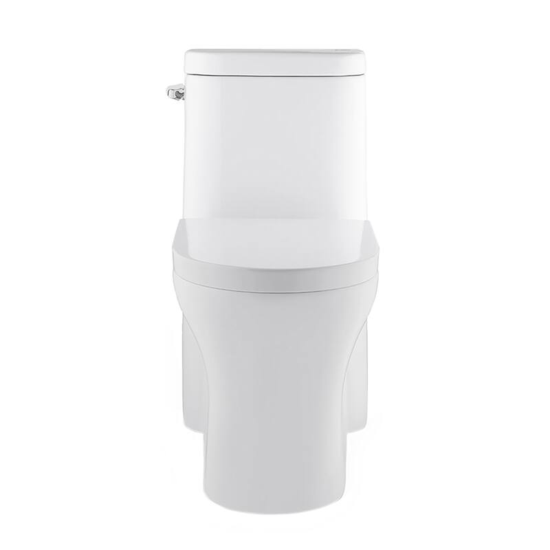 Monaco One Piece Elongated Left Side Flush Handle Toilet 1.28 gpf