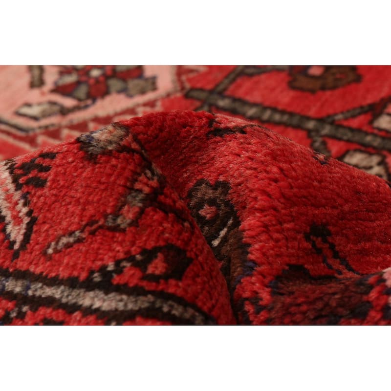 ECARPETGALLERY Hand-knotted Andelz Red Wool Rug - 3'11 x 6'2