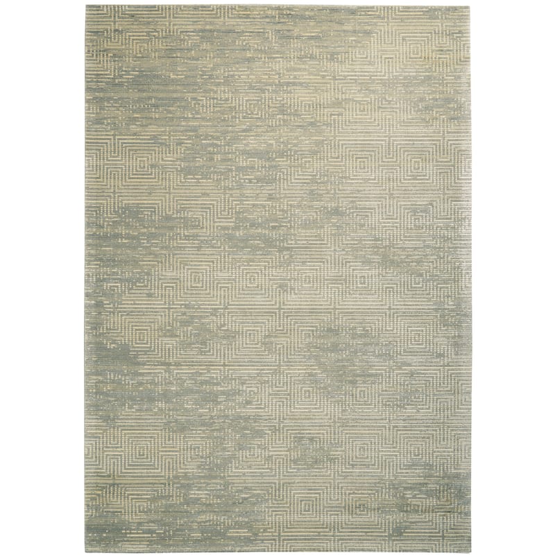 Calvin Klein Home Maya Modern Vintage Grey Beige Area Rug