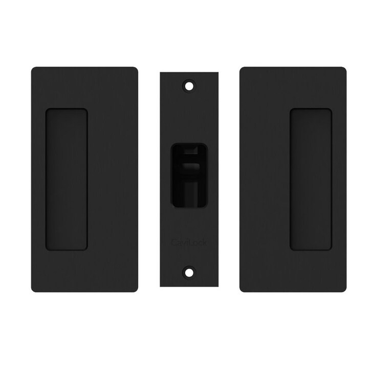 Cavilock Cl205a-pa-34 Cl200 Passage Pocket Door Set For 1-3/4" Door Thickness (satin Nickel)