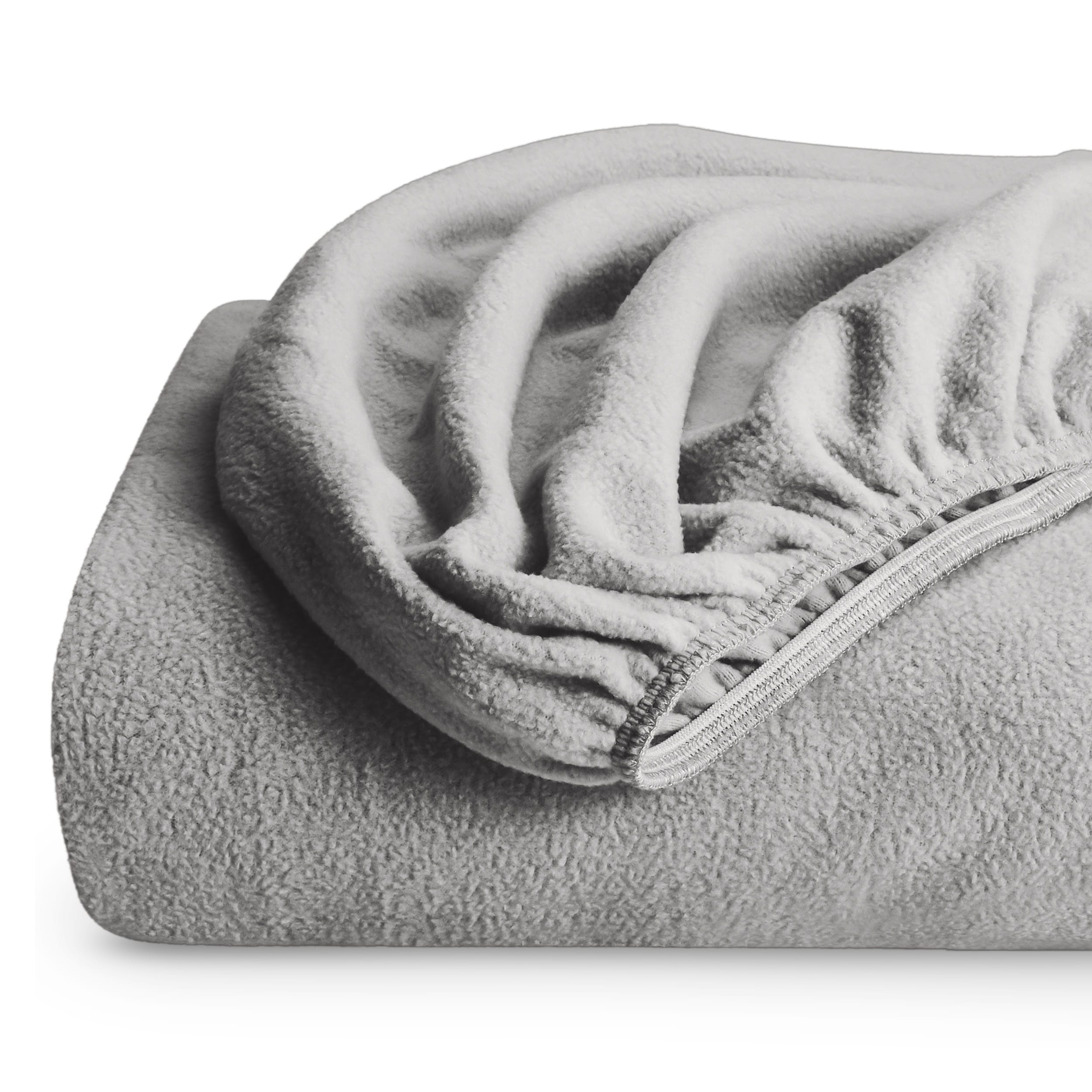 Bare Home Polar Fleece Fitted Bottom Sheet
