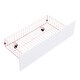 preview thumbnail 5 of 18, Twin XL to King Size Metal House Platform Bed with 2 Storage Drawers