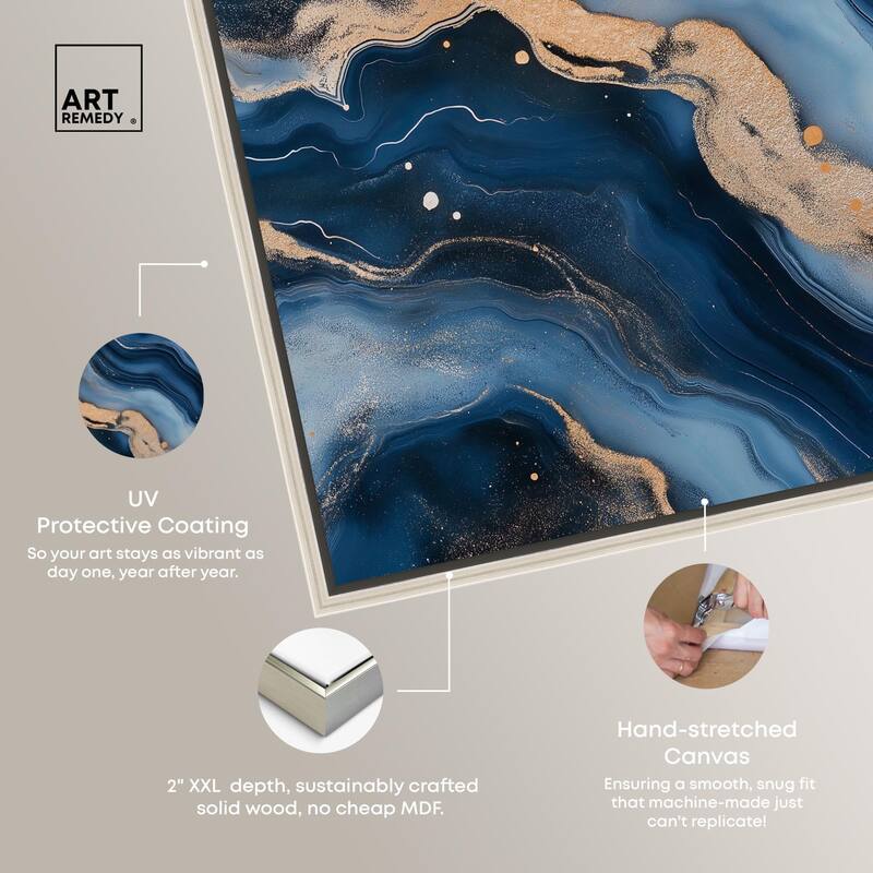 Deep Sea Geode II Canvas by Art Remedy