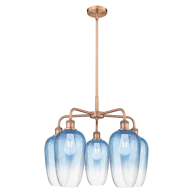 Innovations Lighting Endless Possibilities Ballston - Brookhaven Flute - 5 Light 26" Stem Hung Chandelier