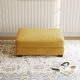 preview thumbnail 29 of 56, Modern Corduroy Fabric Oversized Accent Ottoman