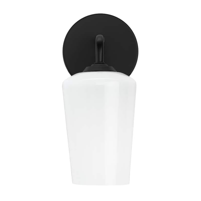 Progress Lighting P710149 Celino 11" Tall Wall Sconce with White Glass