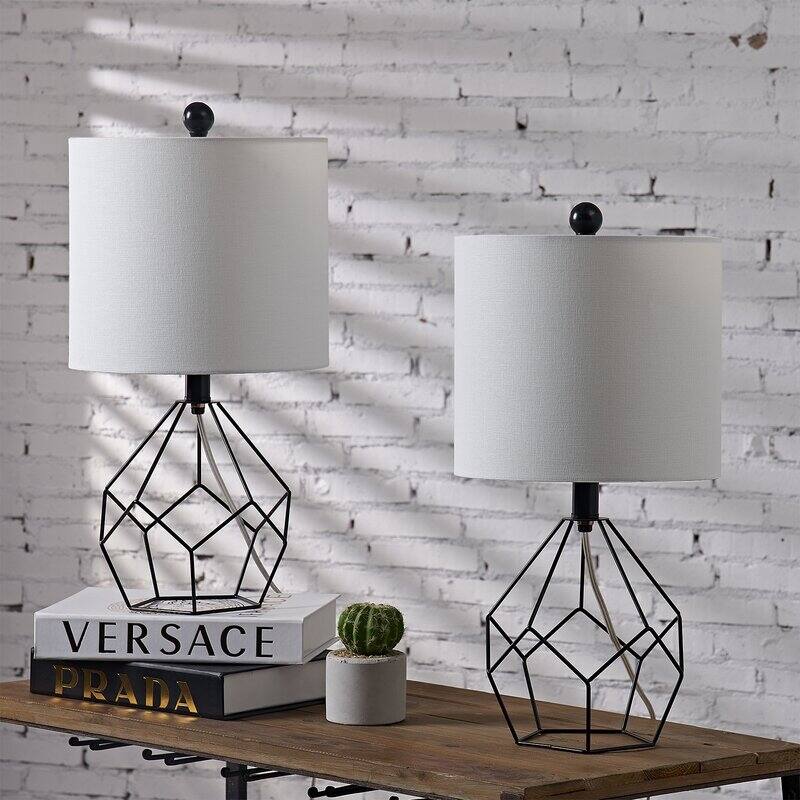 19" Bedside Table Lamp Set (Set of 2)