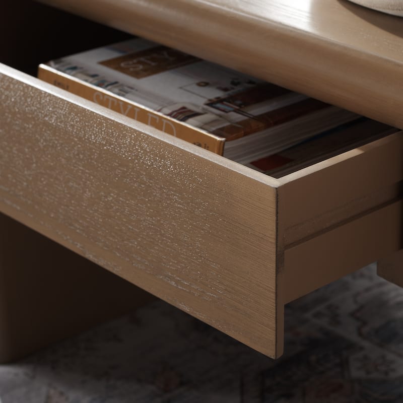 SAFAVIEH Home Collection Rune Coffee Table W/ Drawers - 47" L x 24" D x 20" H