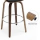 preview thumbnail 98 of 186, 26"/29" Faux Leather Swivel Bar Stools, Wood Counter Stool