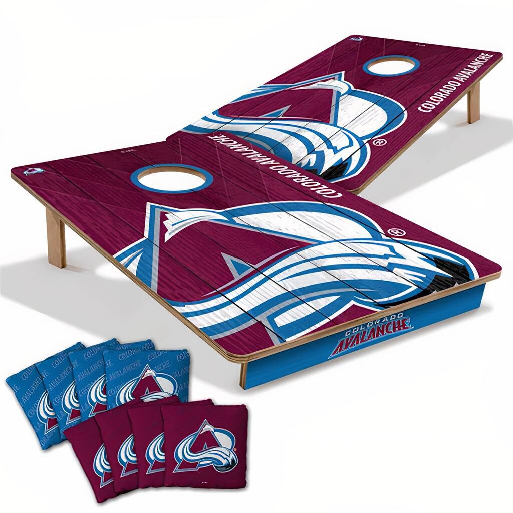 Colorado Avalanche NHL Tailgate Cornhole Board Set