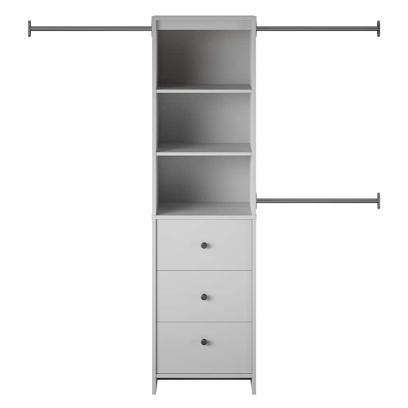 Systembuild Evolution Bodwell Closet Storage Organizer