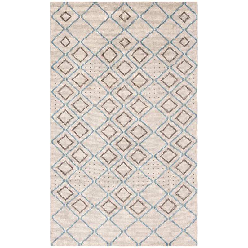 SAFAVIEH Hand-knotted Stone Wash Nastaran Modern Wool Rug