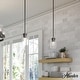preview thumbnail 1 of 15, Hunter Hartland 1-Light Mini Pendant - Kitchen Island, Dining Room, Bedroom - Farmhouse, Industrial Noble Bronze