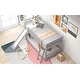 preview thumbnail 6 of 51, Floor Bunk Bed with Convertible Slide and Ladder, Wood Bunk Bedframe with Full-Length Guardrail Space-saving Low Bunk Bed