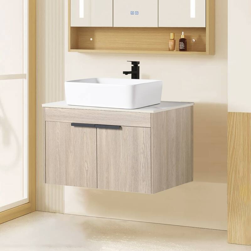 Topcraft Wall Mounted Bathroom Vanity with Sink