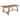 Sharon Rectangular 84-inch Wood Trestle Dining Table Brown