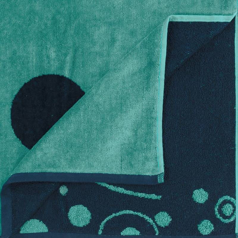 Mystic Dolphin Cotton Oversized 2-Piece Beach Towel Set by Superior