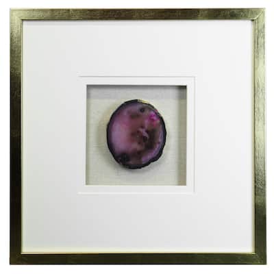HUJI Agate Shadow Box Wall Decor