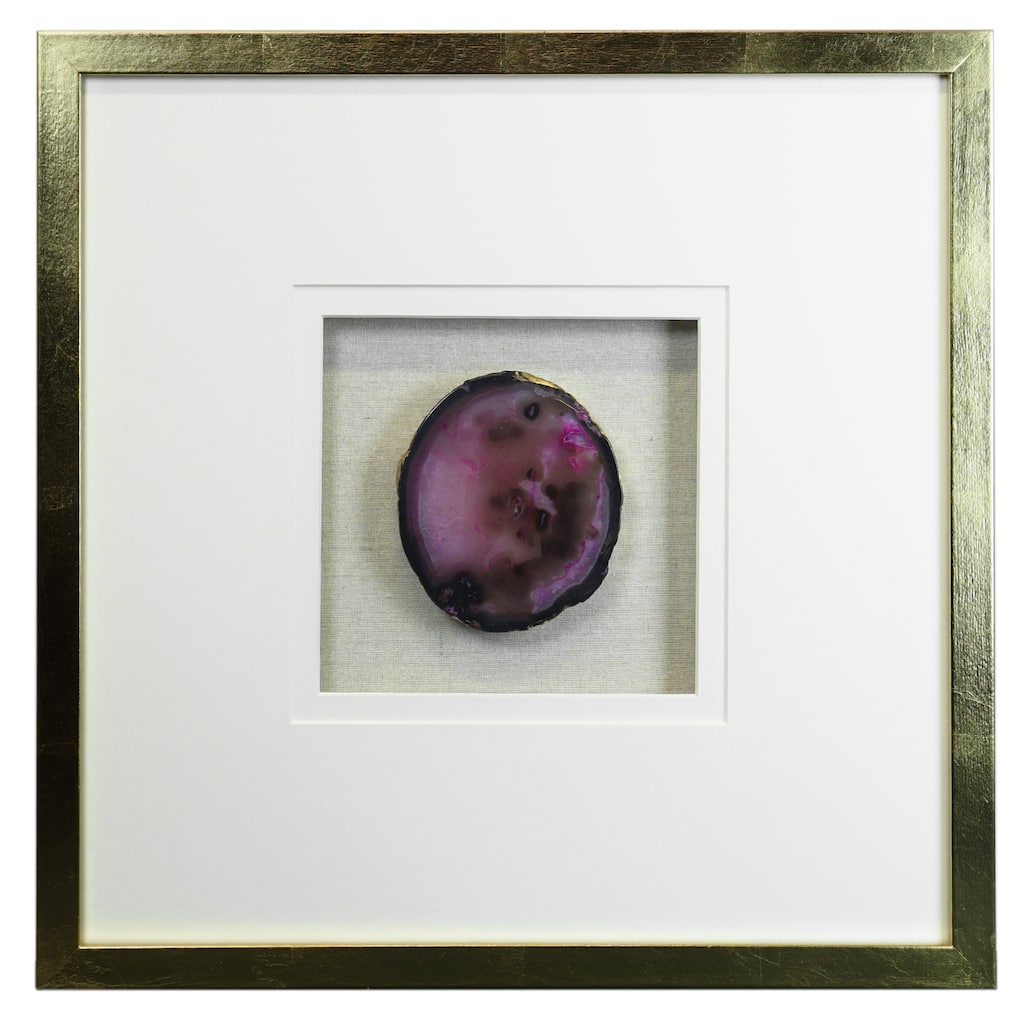 HUJI Agate Shadow Box Wall Decor