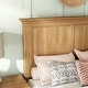 preview thumbnail 12 of 15, Furniture of America Wellington Farmhouse Natural Oak Solid Wood Kids Panel Bed