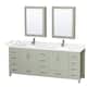 Option Light Green / Carrara Cultured Marble Top /
