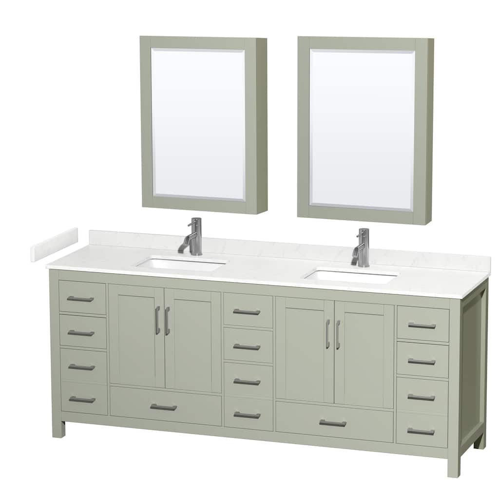 Wyndham Collection WCS141484D-VCA-MED Sheffield 84" Free Standing