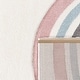 preview thumbnail 10 of 10, Kids Rug for Nursery with Rainbows & Hearts in Cream Pastel