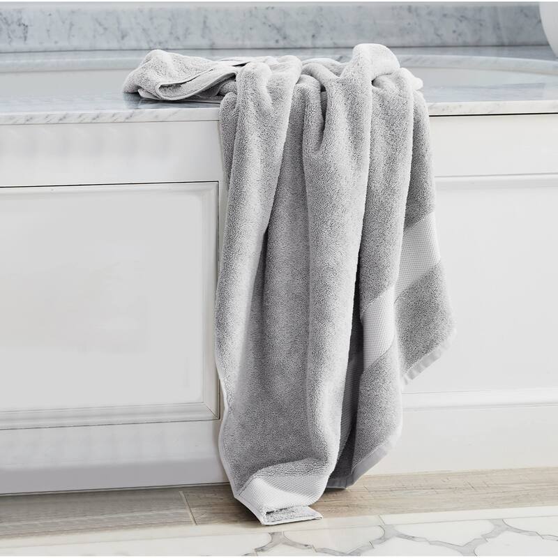 Delara Organic Cotton Luxuriously Plush Bath Towel, GOTS & OEKO-TEX Certified, 650 GSM Long Staple, Quick Dry & Ultra-Absorbent