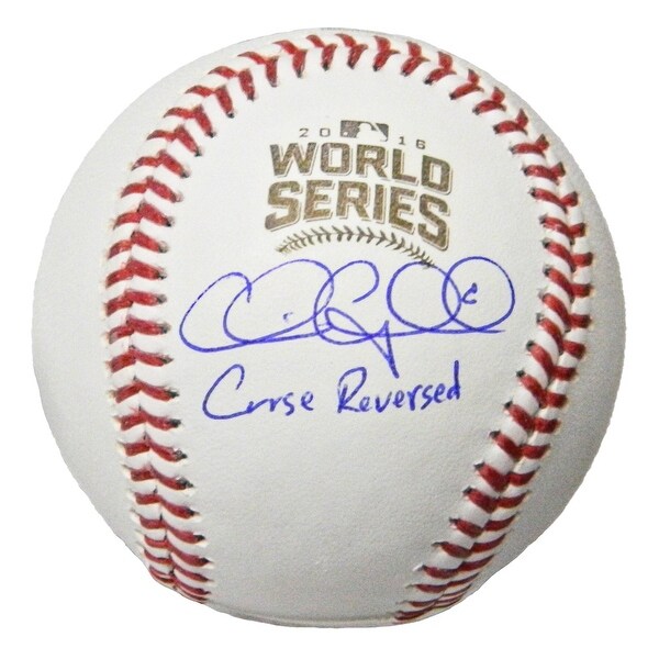Chris Coghlan Signed Rawlings Official 2016 World Series Baseball