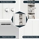 preview thumbnail 50 of 54, Futzca Bathroom Cabinet Wall Mounted, Storage Cabinet with Doors and Shelves