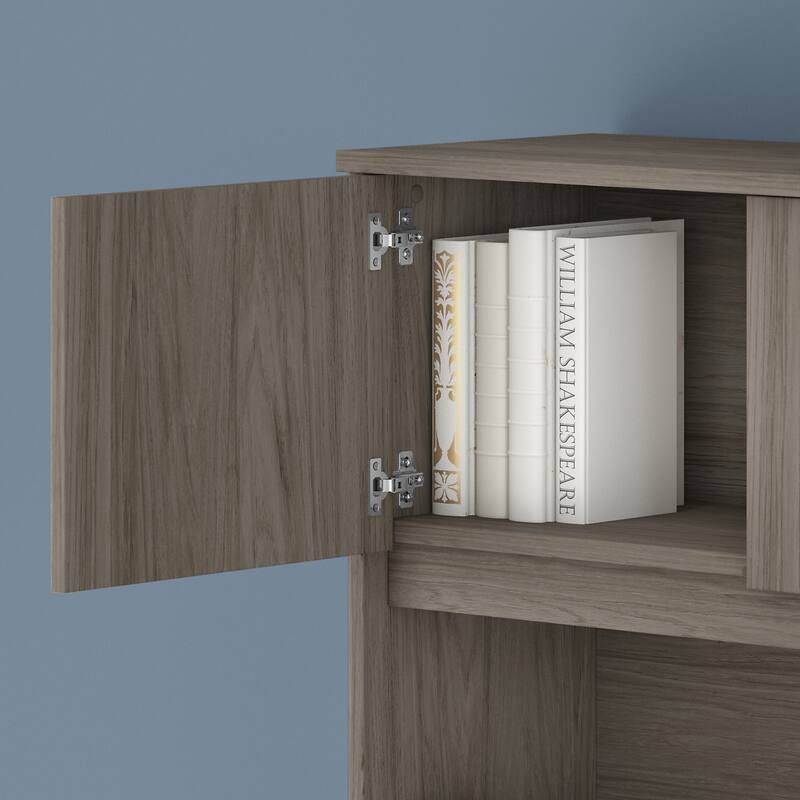 Studio C 72W U Desk with Hutch and Drawers by Bush Business Furniture