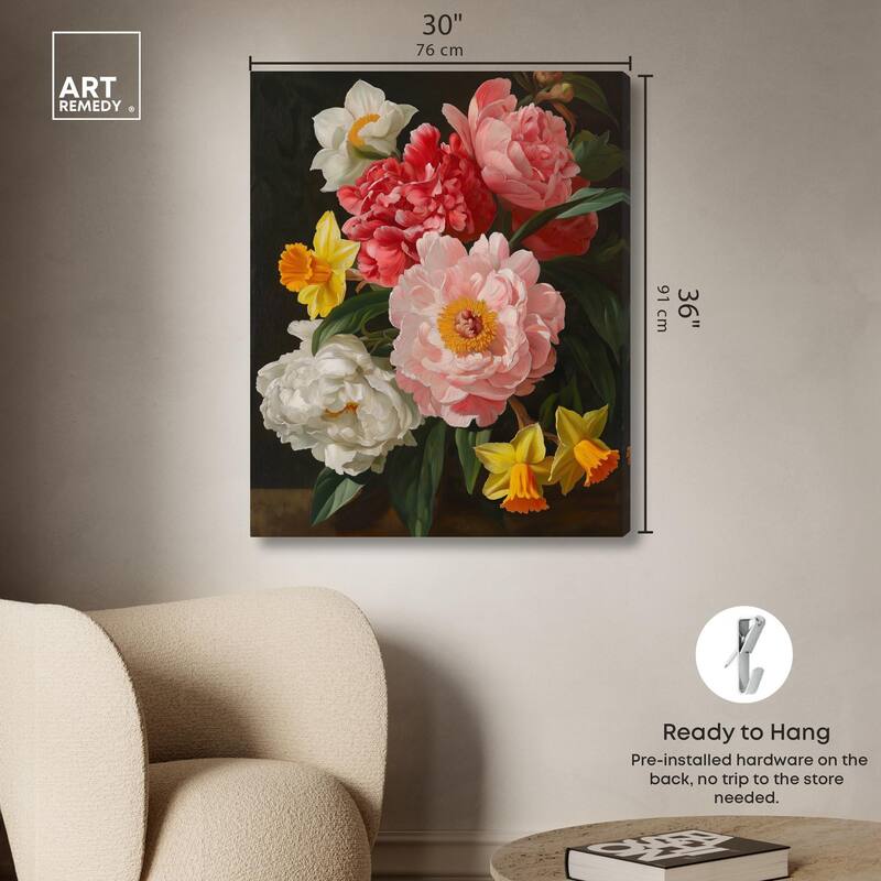 Garden's Glory Canvas by Art Remedy, Gallery Wrapped