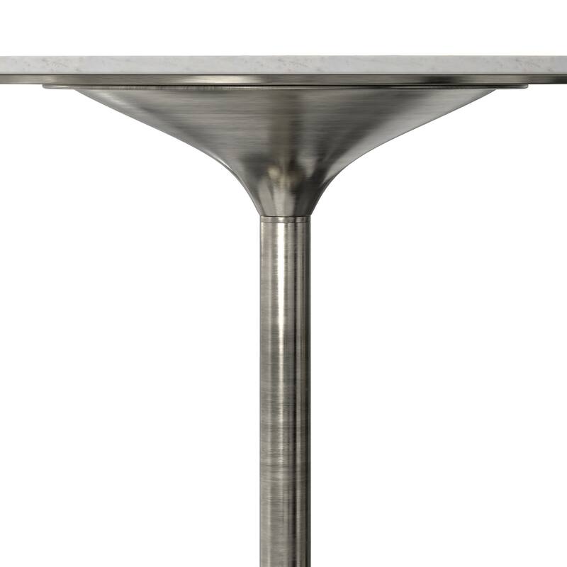 WYNDENHALL Whaler & Iron 36 x 36 inch Round Contemporary Dining Table - 35.8"D x 35.8"W x 29.5"H