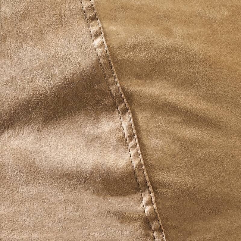 Asher Traditional 6.5-foot Suede Bean Bag Chair by Christopher Knight Home