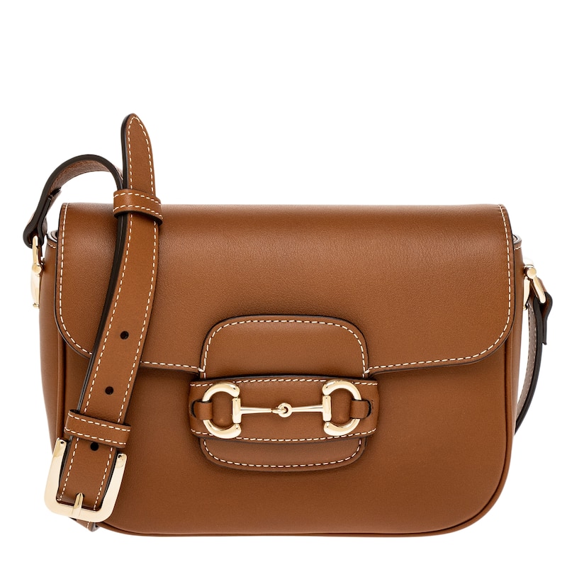 Gucci Horsebit 1955 Soft Small Shoulder Bag - Brown