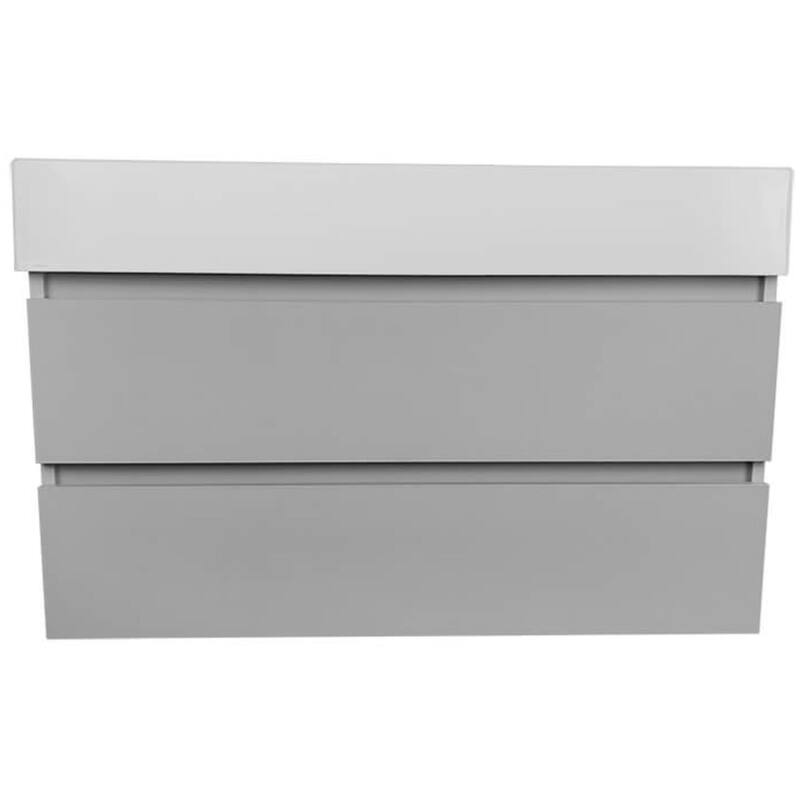 Nameeks Block-4018-W Block 40" Wall Mounted Single Basin Vanity Set