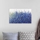 preview thumbnail 23 of 25, "Shades Of Blue Wild Flowers" Abstract Floral Landscape Canvas Wall Art