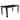 HIGHWOOD Counter Height Rectangular Outdoor Dining Table 42" x 72"
