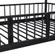 preview thumbnail 21 of 29, Kids Metal Bunk Bed with Slide and Funny Guardrails