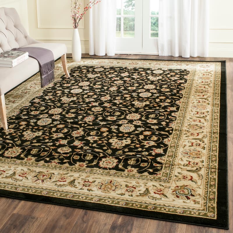 SAFAVIEH Lyndhurst Mihaiela Traditional Oriental Rug - 8' x 10' - Black/Ivory