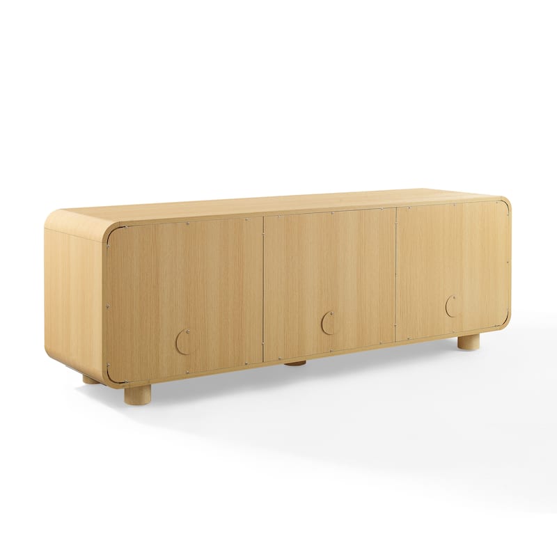 Crosley Zoe Large Record Player Stand With Vinyl Storage - 15.75"d x 60"w x 20.5"h