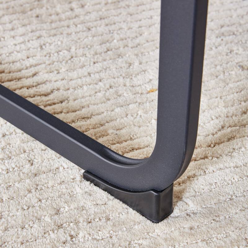 Modern High-Back Upholstered Dining Chairs, Fabric Side Chairs with Metal Legs for Kitchen, Guest Office Chair, Set of 4