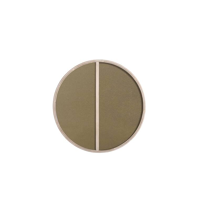 Strick & Bolton Prine 24-inch Metal Frame Round Mirror