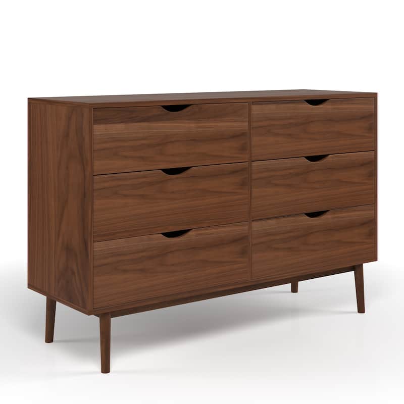 Analise 6-Drawer Dresser - Walnut