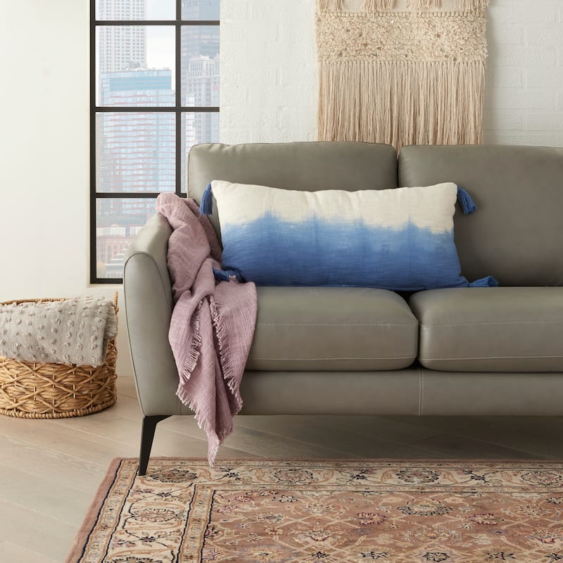 Mina Victory Life Styles Ombre Throw Pillow, (14" x 30")