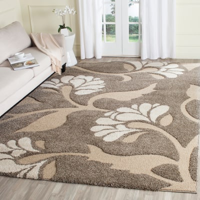 SAFAVIEH Florida Shag Neliha Floral 1.2-inch Thick Rug