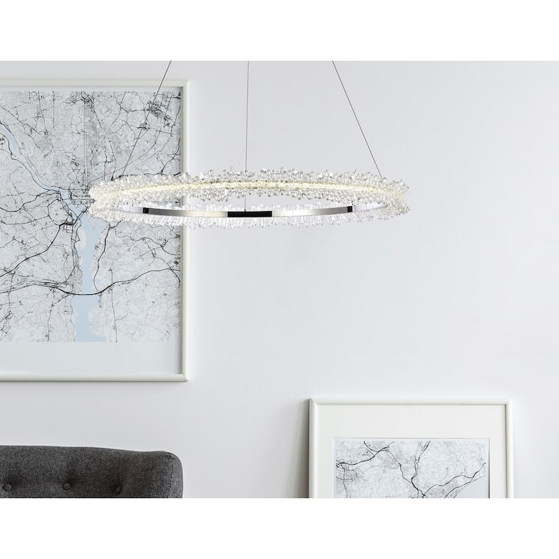 Layla LED 34-Inch Pendant - N/A